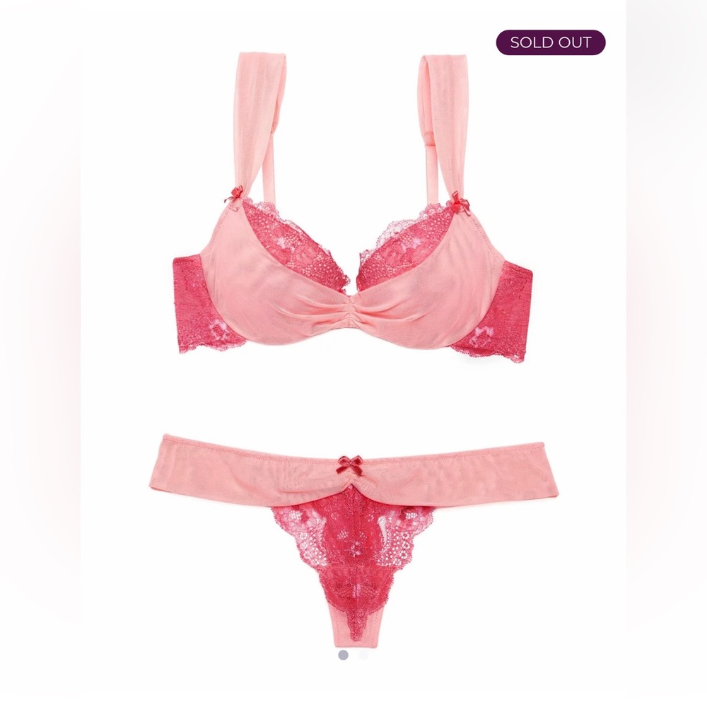 Clairabelle Push Up lingerie set.